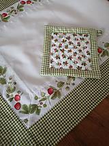 Úžitkový textil - Jahodová štóla - 15614797_
