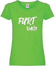 Topy, tričká, tielka - Furt dačo dámske (S - Zelená) - 15614283_