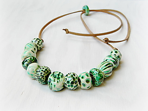 Náhrdelníky - Summer beads - 15615920_