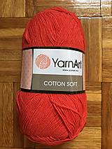 Yarn Art Cotton Soft červená