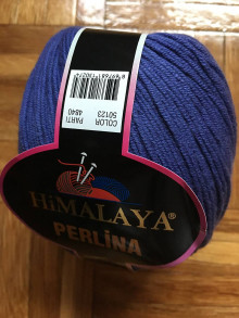 Galantéria - Himalaya Perlina modrá - 15619271_