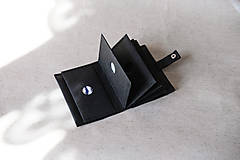 Peňaženky - 14 - priehradkový kožený obal na doklady, karty - 15620541_