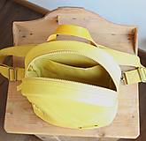 Batohy - Kožený batoh *Yellow* - 15618367_