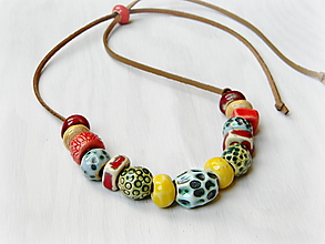 Náhrdelníky - Summer beads - 15618469_