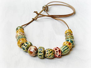 Náhrdelníky - Summer beads - 15619050_