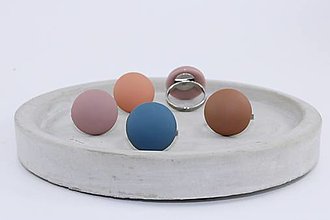 Prstene - Prstene matné farebné - 15620050_