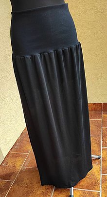 Sukne - Dlouhá sukně s kapsami - 15621153_