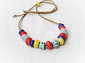 Náhrdelníky - Summer beads - 15621480_
