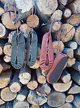 Ponožky, pančuchy, obuv - Kožené krpce - 15622012_
