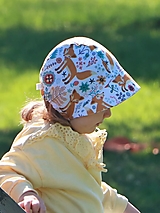 Detské čiapky - Letný detský čepiec líška prémiová bavlna - 15626382_