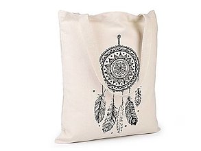 Polotovary - Textilná taška, pevná, 34x39 cm, lapač snov - 15626347_