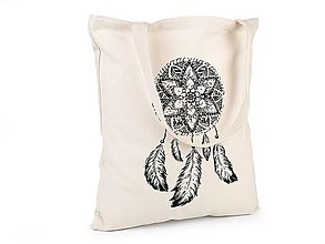 Polotovary - Textilná taška, pevná, 34x39 cm, lapač snov 1 - 15626388_