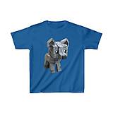 Detské oblečenie - tričko: digitálny vlk - 15626484_