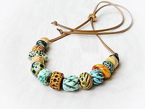 Náhrdelníky - Summer beads - 15625010_