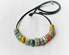 Náhrdelníky - Summer beads - 15625055_