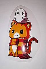 Papier - Nažehlovačky - malé  (Harry Potter mačka) - 15628950_