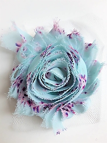 Galantéria - Ruža belasá - kvet na prámiku - 15631475_