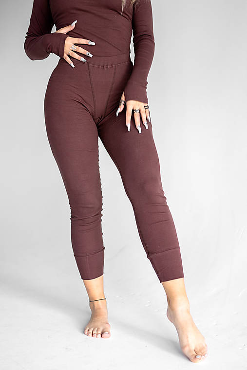 Dlhé legíny SOFT QUEEN CHOCOLATE