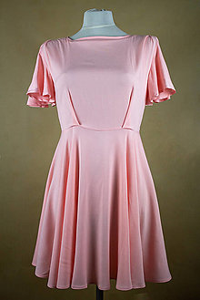 Šaty - Dámske šaty ružové - 15632662_