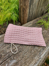 Úžitkový textil - Ľanová žinka Pink - 15634007_