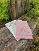 Úžitkový textil - Ľanová žinka Pink - 15634008_