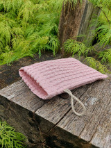 Úžitkový textil - Ľanová žinka Pink - 15634012_