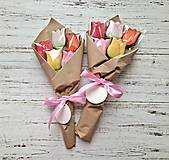Dekorácie - Kytička mini tulipánov - 15635320_