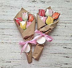 Dekorácie - Kytička mini tulipánov - 15635320_