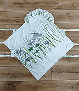 Detský textil - Klasická kvetinová zavinovačka - D1 - 15635510_