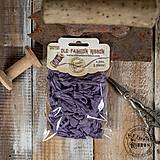 Galantéria - Old Fashion saténová stuha - OLDSZ 02 Violet   - 15638660_