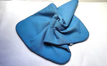 Detský textil - Detská deka Nr.557 (Modrá) - 15640723_