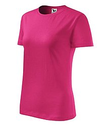 Polotovary - Dámske tričko CLASSIC NEW purpurová 40 - 15638181_