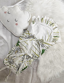 Detský textil - Klasická kvetinová zavinovačka - D1 - 15637812_