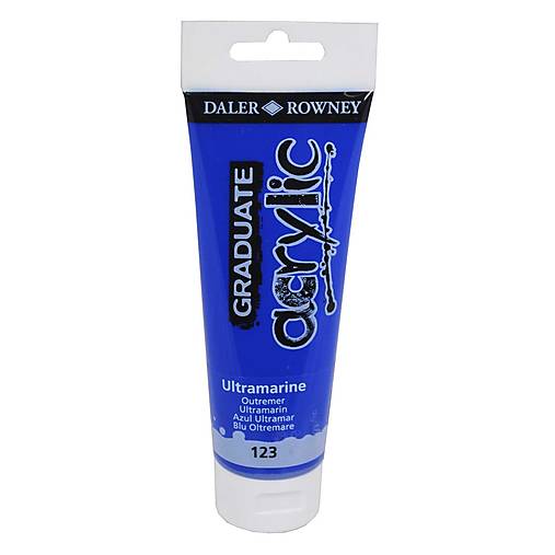 Daler Rowney - Graduate - akrylová farba 120 ml (123 ultramarine)