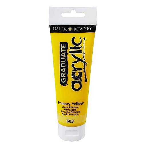 Daler Rowney - Graduate - akrylová farba 120 ml (603 primary yellow)