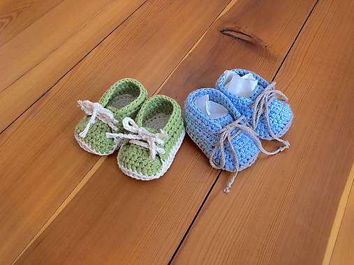  - VÝPREDAJ!!! Bavlnené topánočky pre bábätko-mix (Modrá) - 15642905_