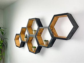 Dekorácie - Hexagon dvojfarebný - 15641189_