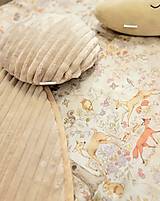 Detský textil - Gulaté vankúšiky lesné zvieratká - 15649443_