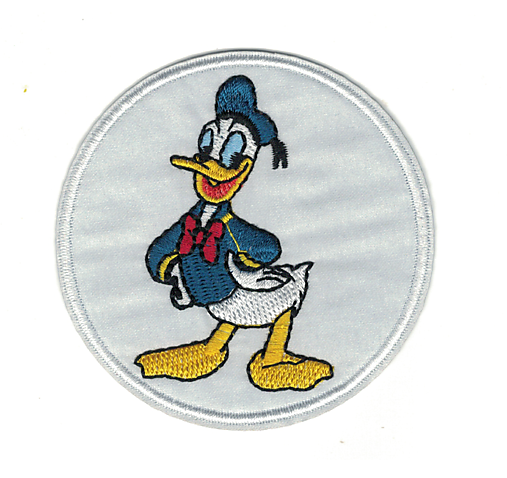  - Nažehľovačka okrúhla Káčer Donald 8x8cm (NZ335) - 15651271_
