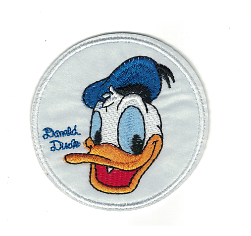  - Nažehľovačka okrúhla Káčer Donald 8x8cm (NZ338) - 15651295_