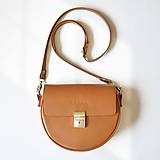  - Kožená kabelka Frida hnedá - 15653391_