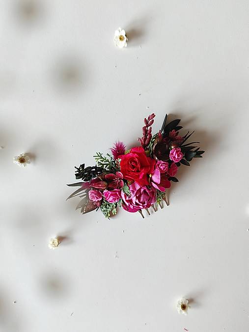 Kvetinové hrebienky "čas na krajšie dni"