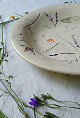 Nádoby - Hlboký tanier Kvety & Listy - 15652512_