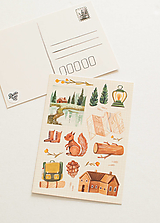 Papiernictvo - Pohľadnica " cestovanie " - 15652618_
