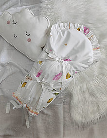 Detský textil - Krásna kvetinová zavinovačka - D2 - 15651982_