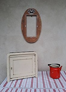 Zrkadlá - Drevené zrkadlo na stenu - 15656980_