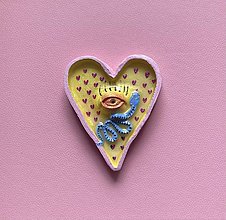 Dekorácie - jewelry box heart shape - 15655540_