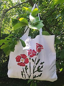 Nákupné tašky - Plátnená nákupná taška "maky" - 15655998_