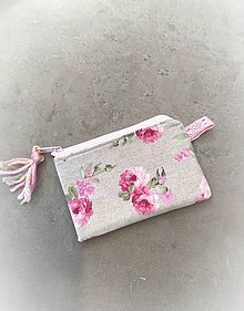 Peňaženky - Ružová mini taštička - 15659028_
