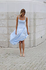 Šaty - Šaty svetlomodré | veľkosti XS-L - 15658405_